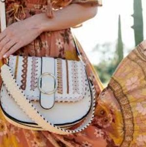 Poppy and peonies purse